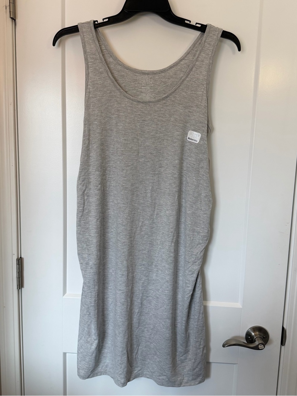 Small size Time and Tru Gray Maternity Tank Dress